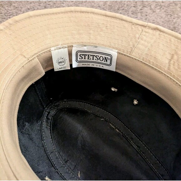 Vintage Stetson Traveller Fedora Hat Union Made in USA Size Large - Picture 5 of 5
